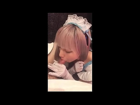 ❤️ Japanese Idol [mayuka], Frânsk faam kostúm, diel 1, blowjob en jerk off mei lotion ☑ Pornofideo by wy ﹏